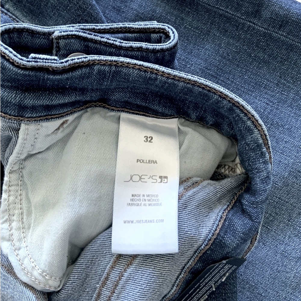 Joe’s Jeans Boyfriend Flawless Raw Hem Medium Wash Women’s Size 32 NWT - Picture 10 of 15
